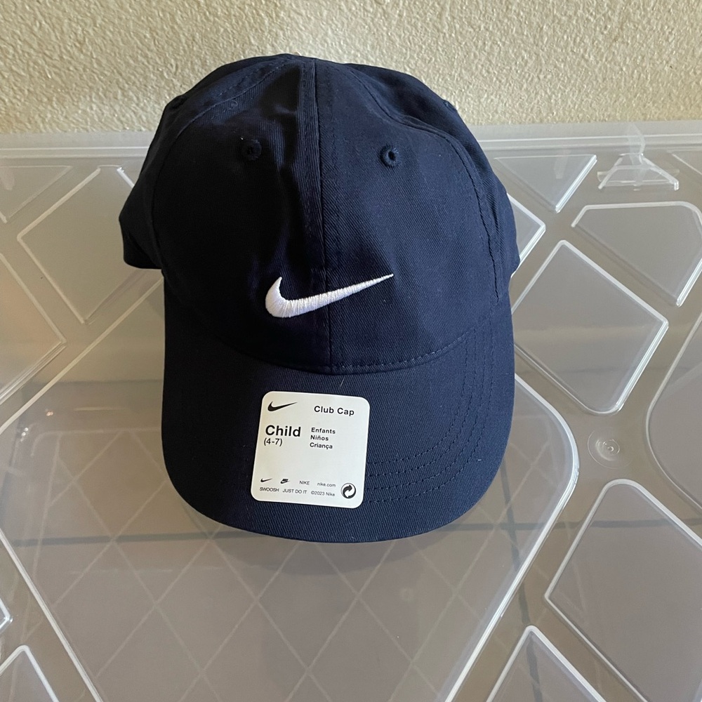 Nike Dark Blue Cap with White Logo